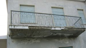 Balcone pre restauro - Stevanato | Soluzioni per umidità e infiltrazioni